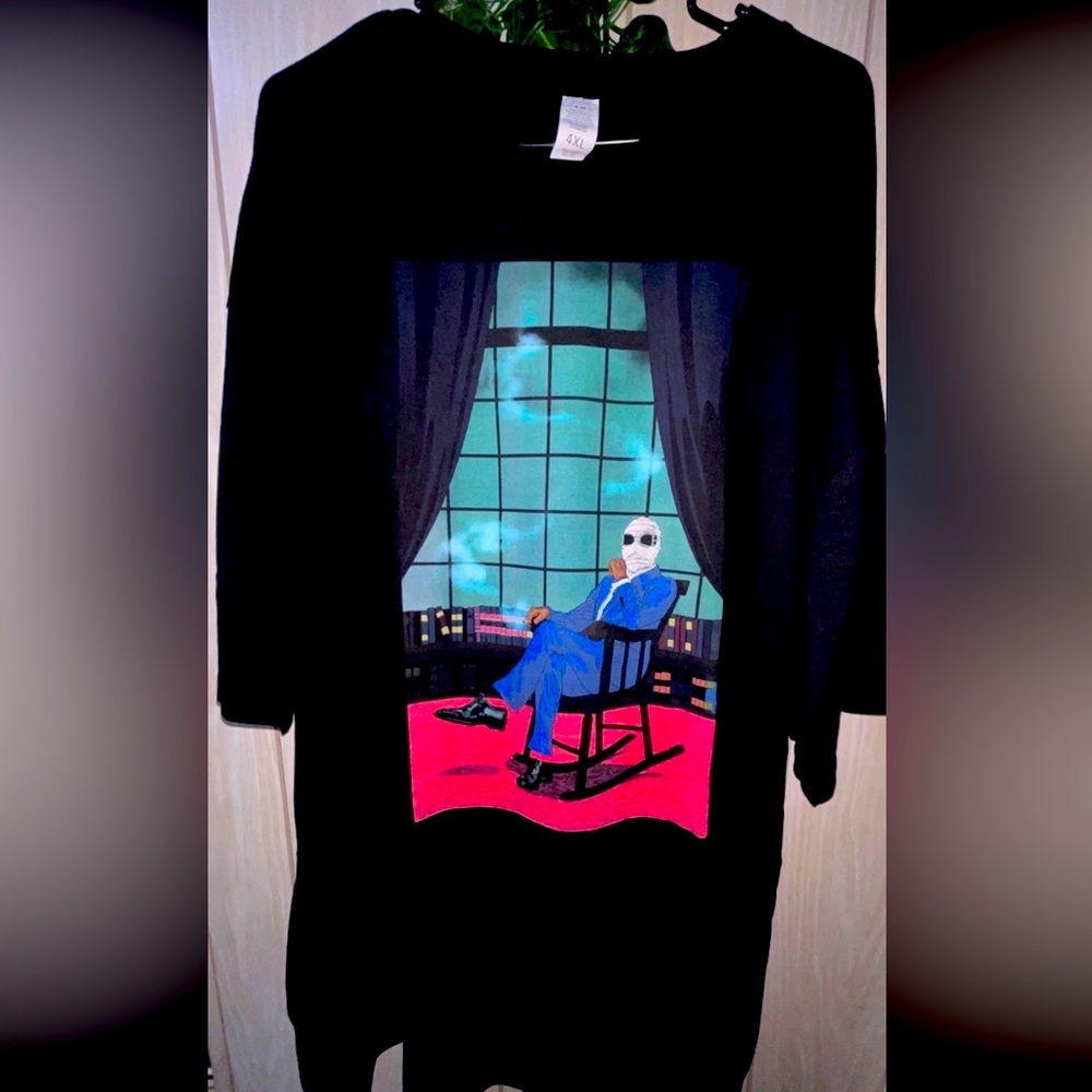 The Invisible Man horror shirt 4XL